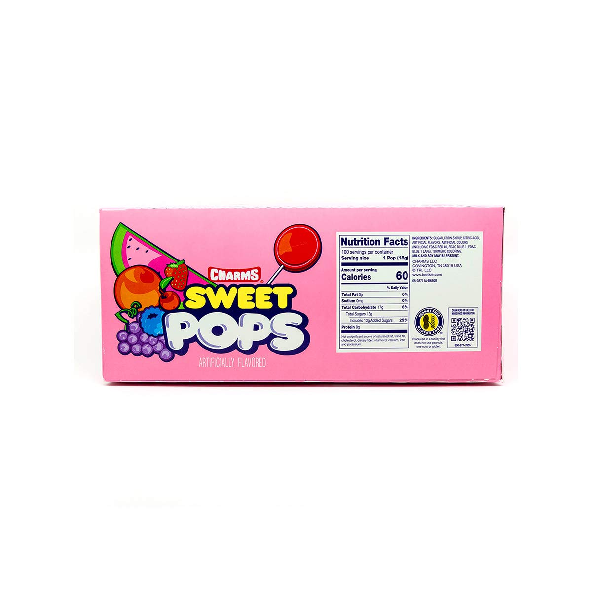 Charms Sweet Pops, 100 Count (Pack of 1)