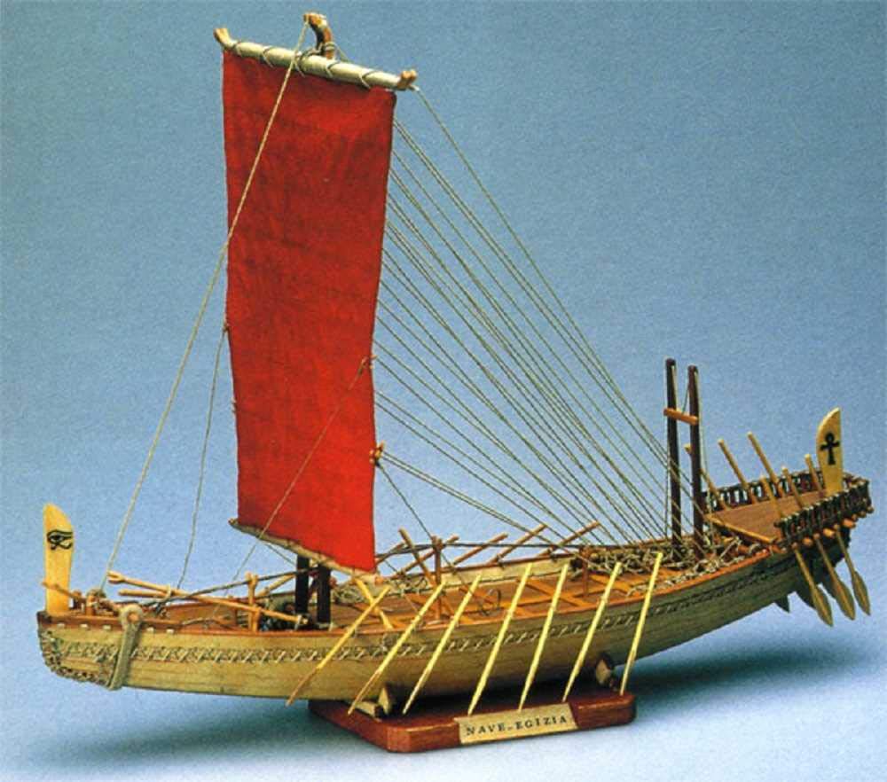 Krick 25013 - Navae Egizia ägyptisches Schiff - Baukasten 1:50