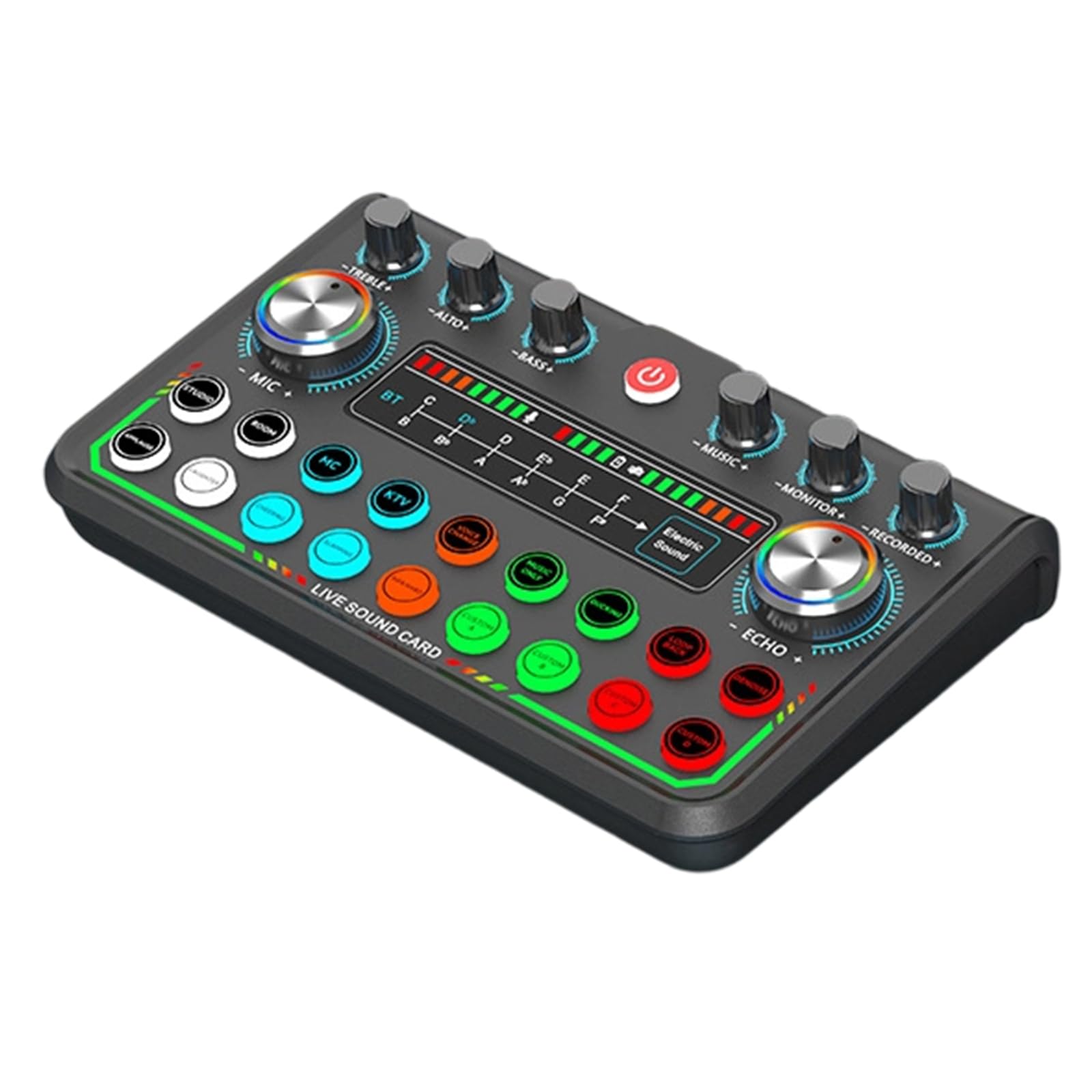Scheda audio USB Trasmissione Live Scheda audio Avanzata Decodifica Acustica Facile Controllo Per Creatori di Contenuti E Musicisti Interfaccia Audio USB