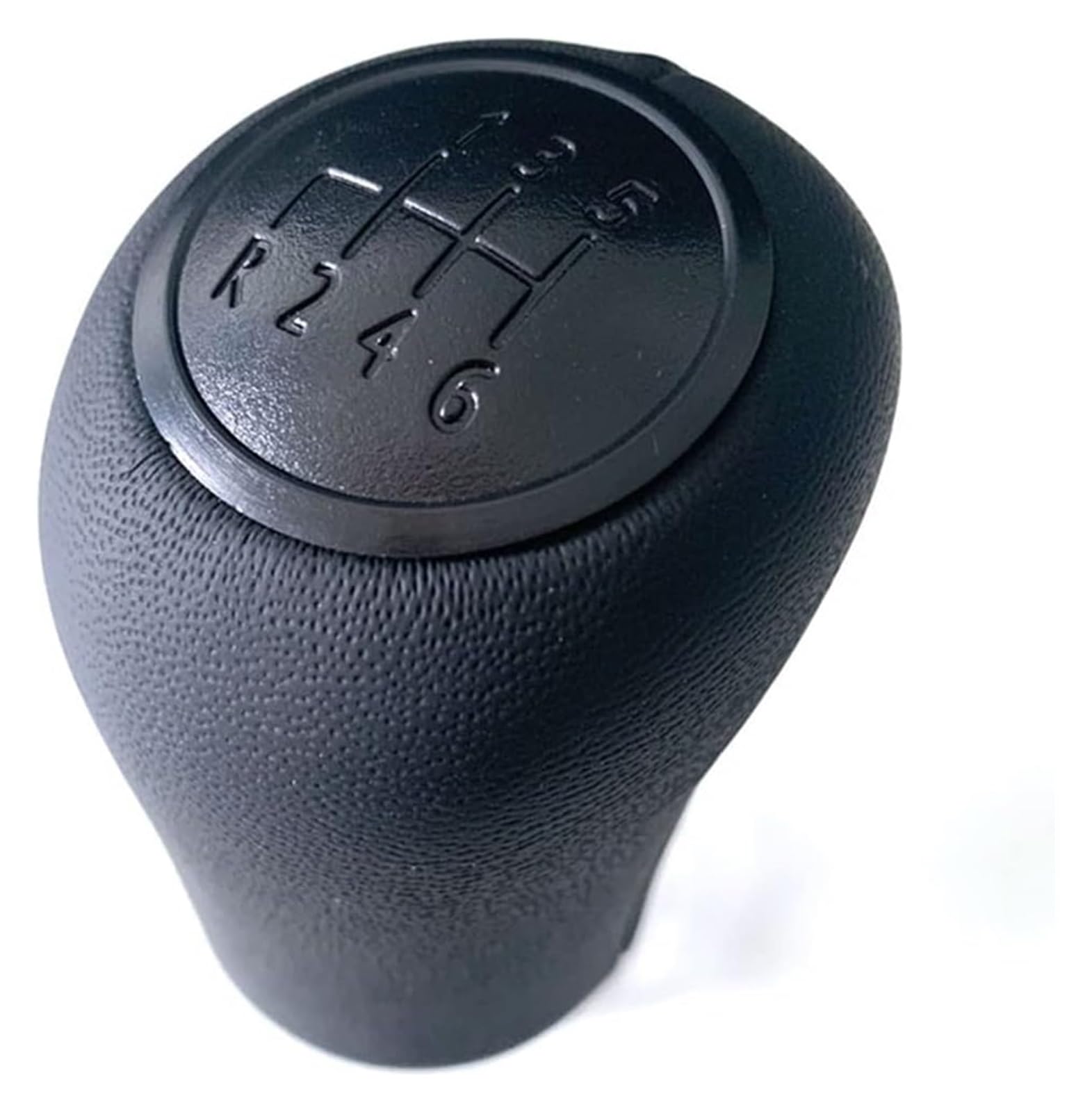 GXSAI Car Gear Lever for Benz W639 for VITO 2003-2010 Car Gear Shift Knob 6 Speed Manual Leather Plastic Lever Gaitor Boot Cover Stick(Leather Knob 6 Speed)