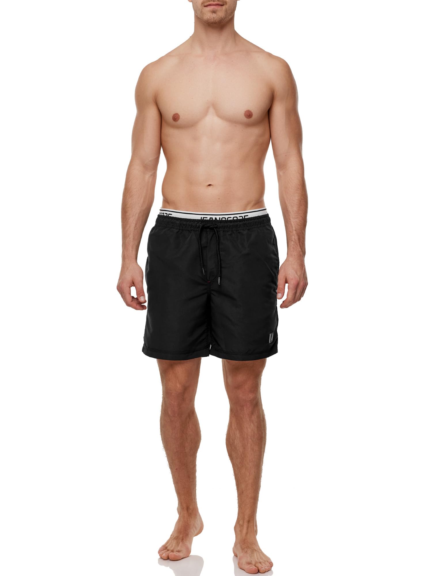 Indicode Uomini Solomon Swimming Trunks | Costume da Bagno con 3 Tasche e Coulisse