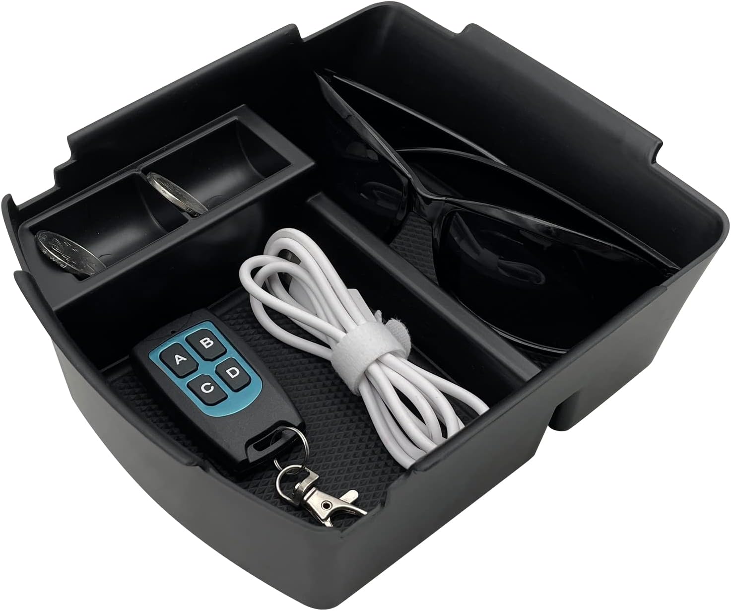 Compatible with 2020 2021 2022 2023 2024 Seltos Accessories Center Console Tray Organizer Interior Storage image 2