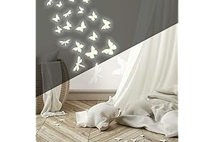 RoomMates Glow in the Dark Butterflies and Dragonflies Wall Decals