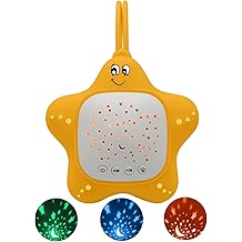 Portable White Noise Machine for Baby | Sleep Aid Music Lullaby Sound Machine with Star Projector for Nursery, Home, Travel | Gift for Infants, Toddlers, Kids