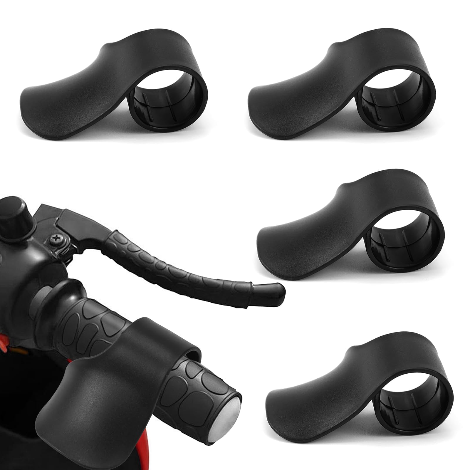 DAOSABI Motorcycle Throttle Assist for T100 scrambler Thruxton 900 Bonneville 2001-2016, Handlebar Cruise Control Wear-Resistant Throttle Rest Wrist Cramp Saver Grip Assist, two piece