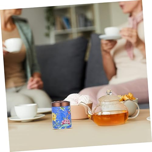 Miniatura 2 de RORPOIR Tarros de cristal de té de cerámica para dulces con tapas Tarro de té de cerámica Embalaje de regalo de té Lata pequeños botes de cocina