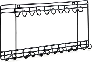 Unibos 2 Tier Garden Tool Rack Tool Hanger Tool Holder Organiser - Wall Mounted Storage Organizer Tool Wall Holders for Tools Brush Holder & Garage Hooks Organizers and Storage