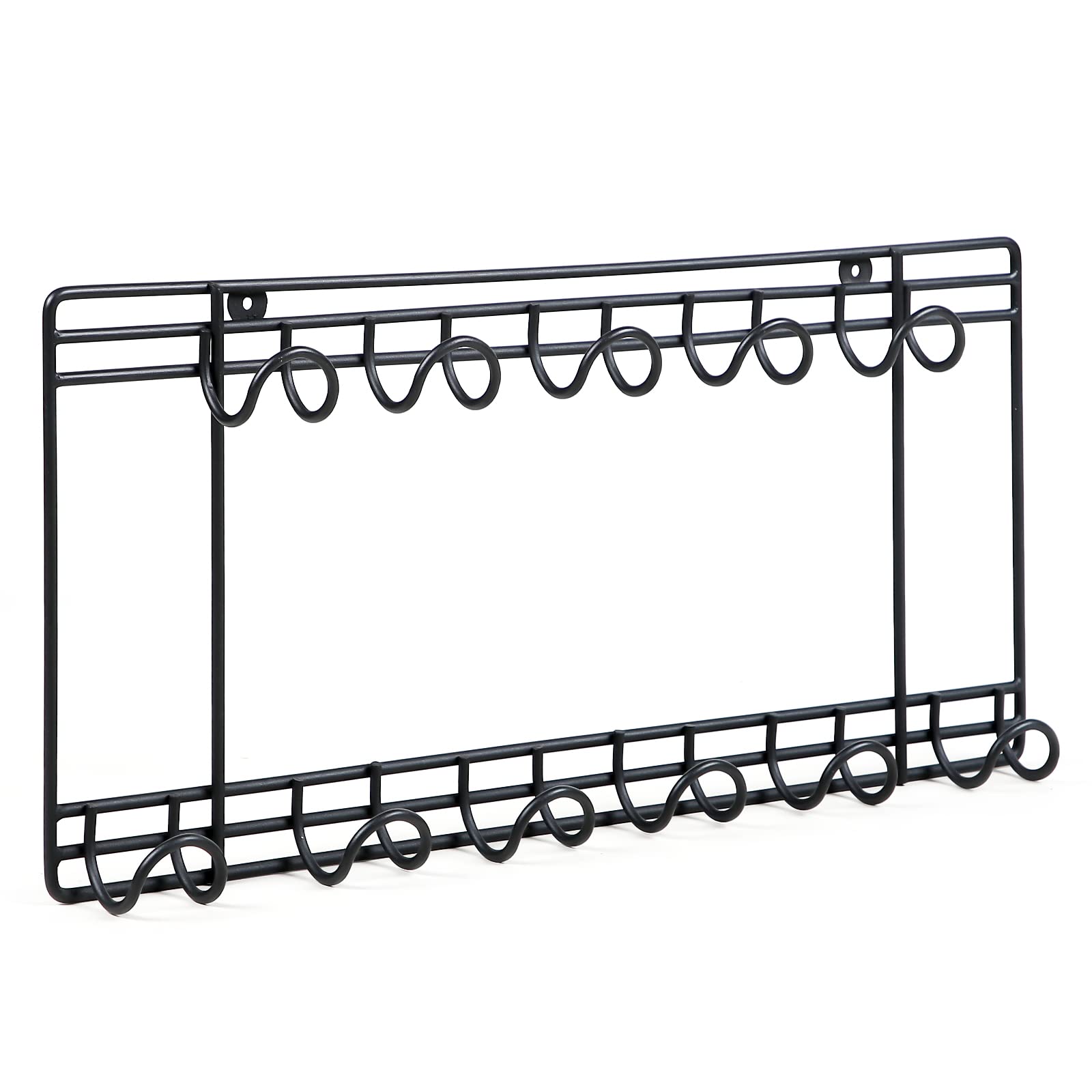 Unibos 2 Tier Garden Tool Rack Tool Hanger Tool Holder Organiser - Wall Mounted Storage Organizer Tool Wall Holders for Tools Brush Holder & Garage Hooks Organizers and Storage