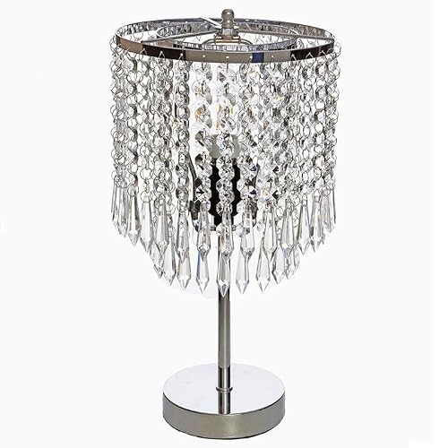 Zeng25liangOu-12 Bedside Lamps Minimally Designed Bedroom Bedside Crystal Decorative Desk Lamp Romantic