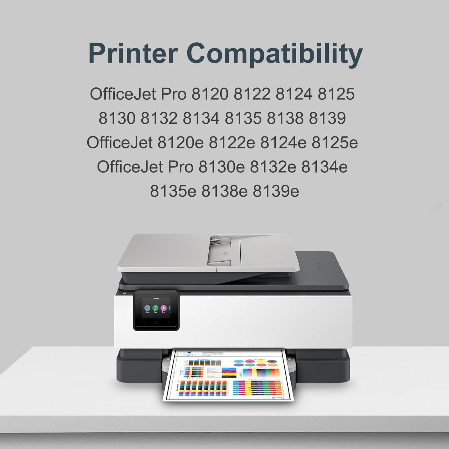 923XL 923e 923 Ink Cartridges Replacement for HP 923XL Ink Cartridges for OfficeJet Pro 8130e 8132e 8135e 8138e 8139e 8120 8120e 8125 8130 8135 Printer, 4 Pack, Black Cyan Magenta Yellow