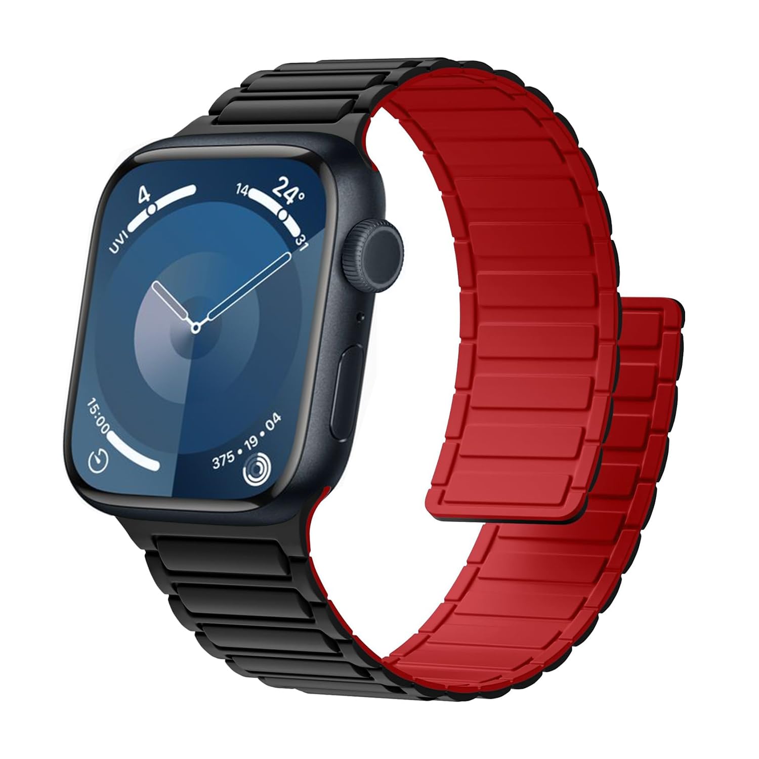 Amazon.co.jp: YOFITAR for Apple Watch バンド マグネット シリコン 