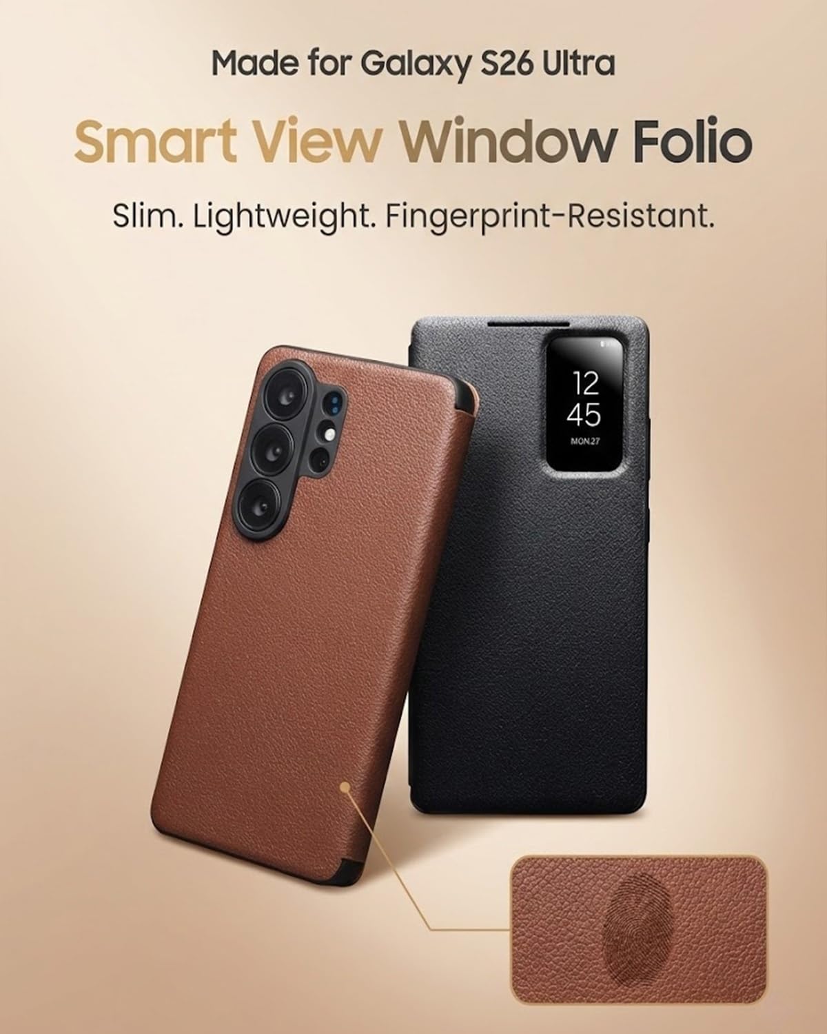 Amazon.co.jp: Samsung Galaxy S26 Ultra用 手帳型ケース スマート