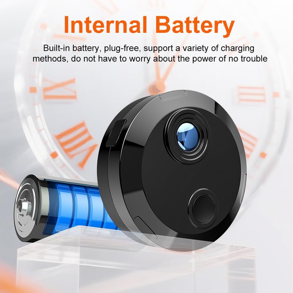 2K HD Hidden Cameras - WiFi Security Camera - Spy Cam-Indoor Nanny Cam -Baby pet Camera - Home Security for with App -Surveillance Cameras with Motion Detection and Night Vision