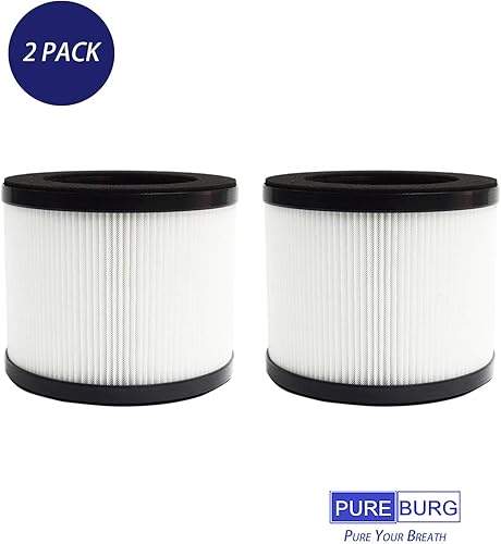 Miniatura 4 de PUREBURG MA-18R - Filtro de repuesto compatible con purificador de aire Medify MA-18 MA18, paquete de 2 unidades H13 True HEPA de 4 etapas de