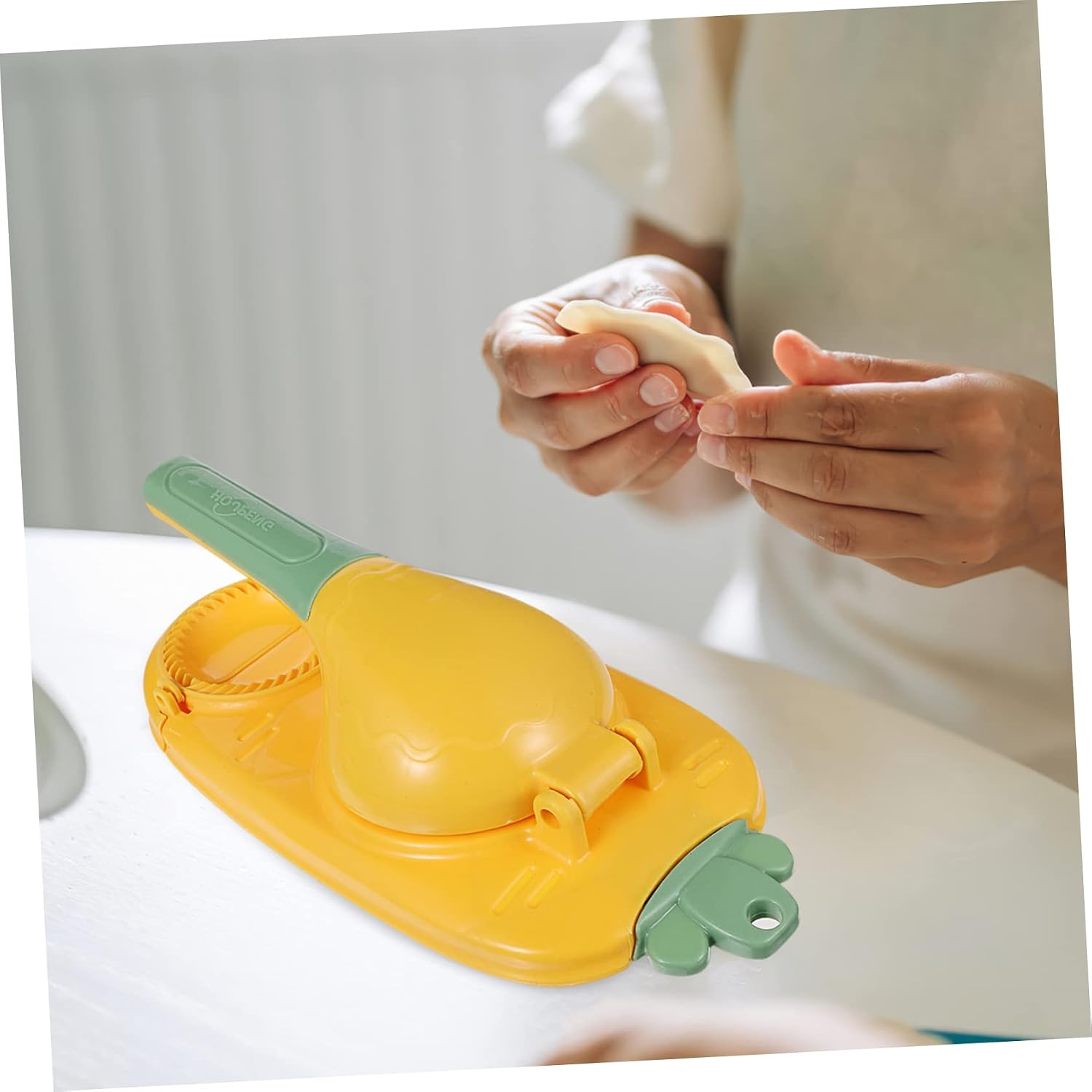 2-in-1 Manual Dumpling Press Makers Pierogies Tamale Tool Kitchen Gadget