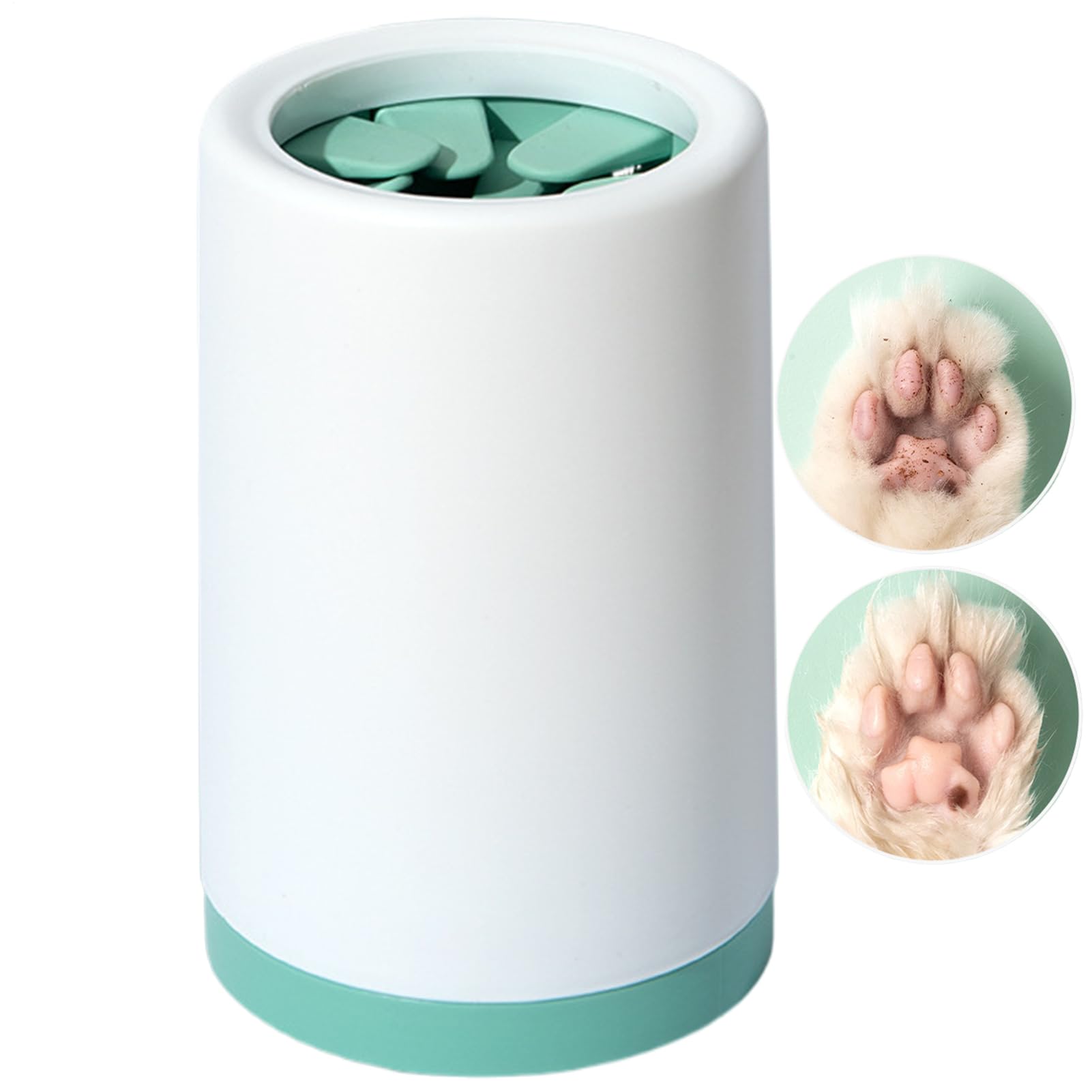 GjnjfdF Dog Paw Cleaner Cup, Dog Paw Cleaning Cup - Leakproof Pet Paw Cleaner Muddy Feet Washing Machine, Foot Cleaning Machine, Dog Brushes for Deep Cleaning, Efficient