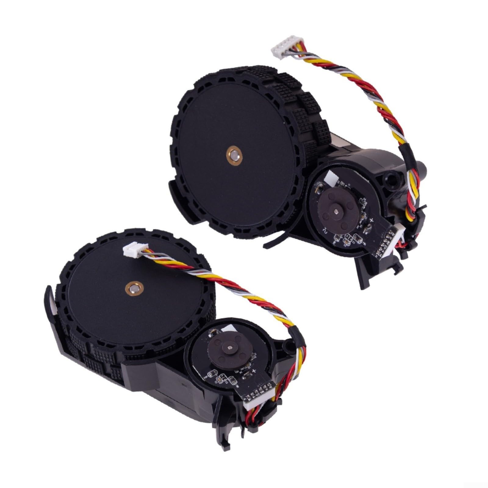 Linkes Rechtes Ersatzrad für Roomba für combo 105/205/405/505, Rad für Saugroboter aus Kunststoff für ruhige Bewegung auf Böden(L+R)