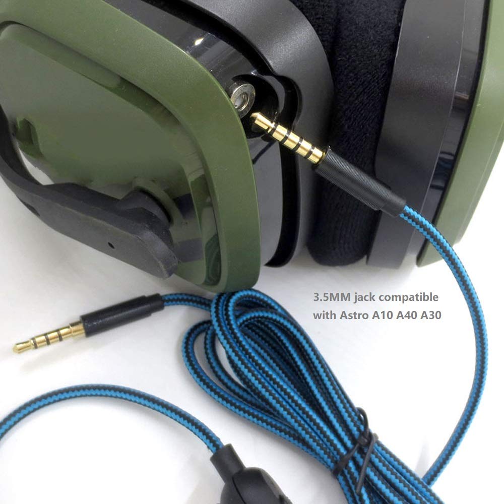 Cable de audio de repuesto para Astro A10, A40, A30, auriculares para videojuegos PS4, Xboxone, Smartphone, PC, Macs