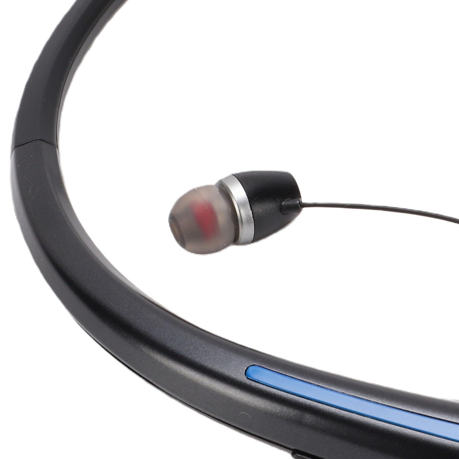Cuffie con Archetto da Collo Resistenti Al Sudore IPX5 | Auricolari Wireless Retrattili con Microfono, Bluetooth 5.3, Batteria 24 Ore, Cancellazione del Rumore per Palestra, Corsa, Sport,