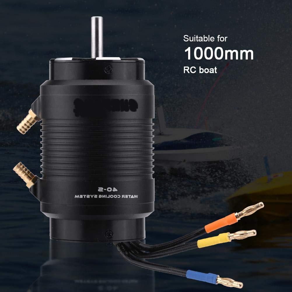 Wodoodporny 4-biegunowy 12 gniazd 4074 2000 KV silnik chłodzący wodą + 40-S zestaw kurtek chłodzących do uniwersalnego modelu pilota zamiennik łodzi do 1000 mm RC