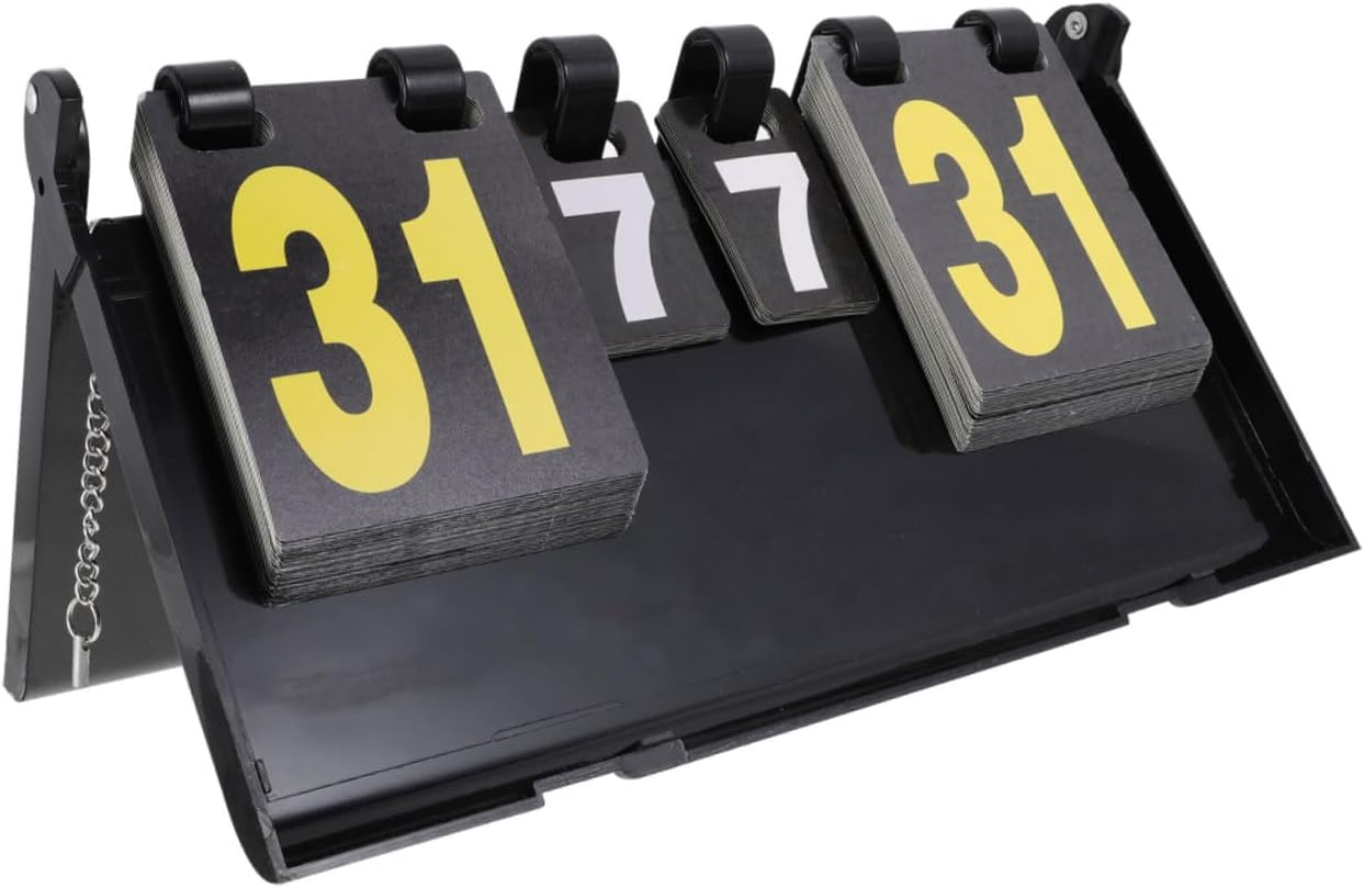 1pc Professional Scoreboard for Sports Score Scoring Plate for Table Tennis Basketball Volleyball Numbers Easy to Use and Read