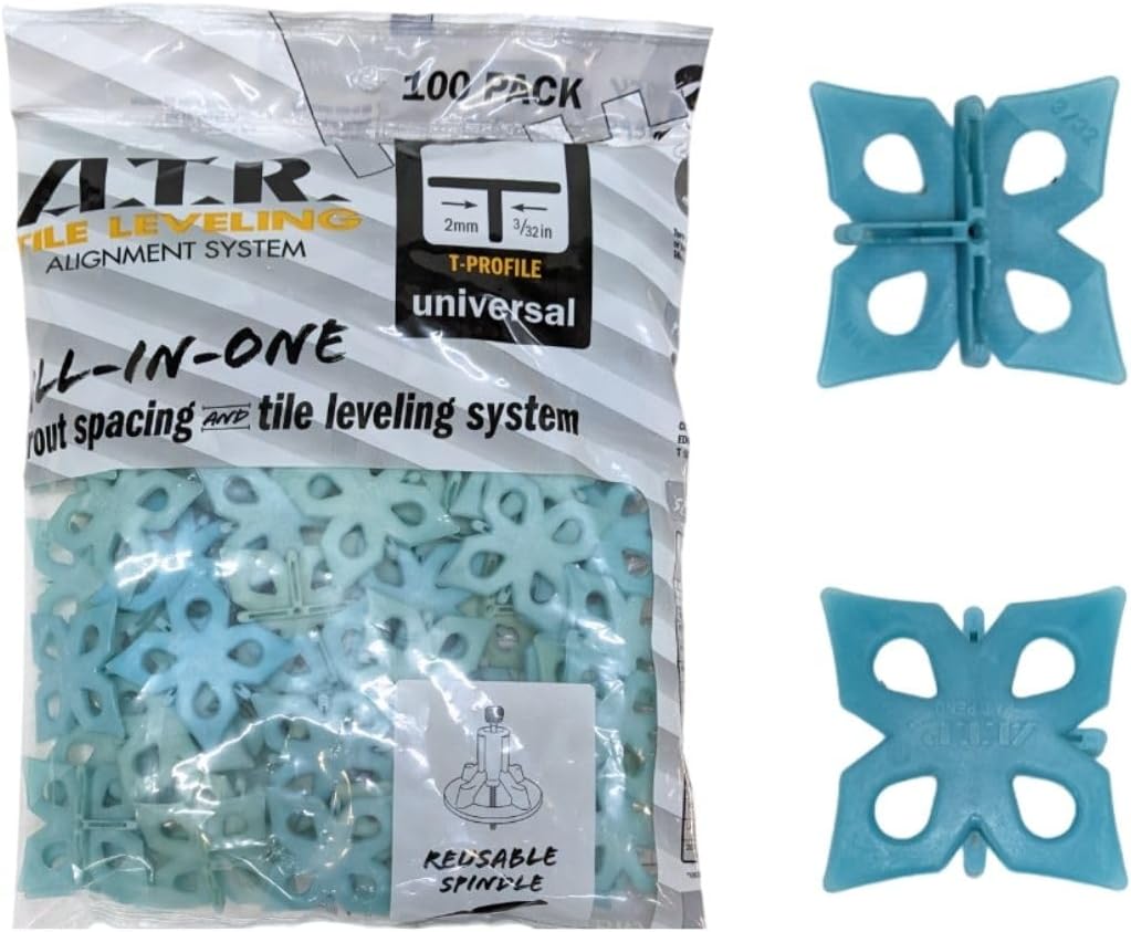 ATR Leveling System - Universal 2mm T' Plates Qty 100