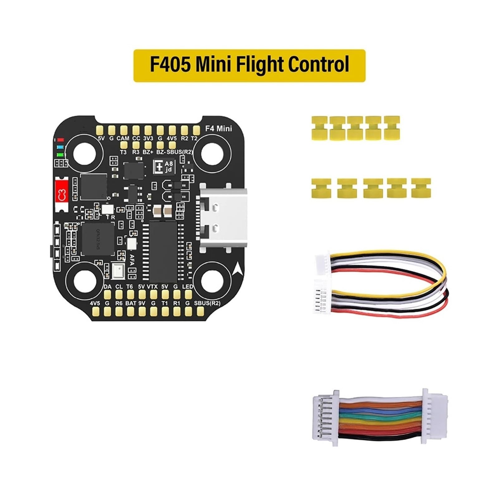 F405 Stack Flight Controller FC BLS 35A V2 3-6S 20x20 4-w-1 ESC Dual BEC do dronów wyścigowych FPV (ESC)