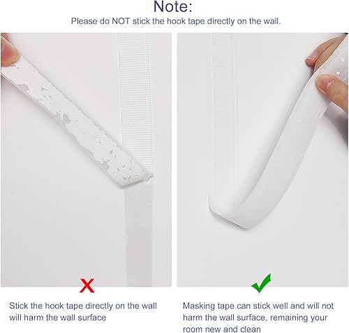 Miniatura 4 de PATIKIL Paneles acústicos artísticos, 47 x 24 pulgadas, paquete de 3 paneles autoadhesivos para paneles de pared a prueba de sonido, para estudio de