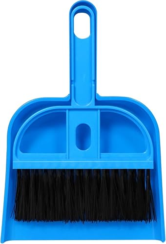 balacoo Sartenes y cepillo Mini recogedor y cepillo Pequeño recogedor y cepillo Suministros de limpieza para mascotas Jaula de mascotas Herramienta