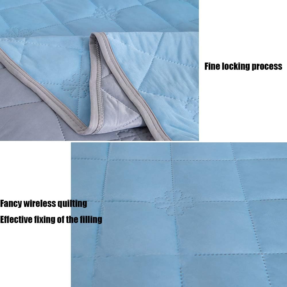 Cooling Comforter, Cooling Blanket, Summer Cool Fiber Duvet, Thin Quilt, Breathable Summer Quilt, Cooling Blankets for Hot Sleepers and Night Sweats, Lightweight Soft (Purple,100x150cm)