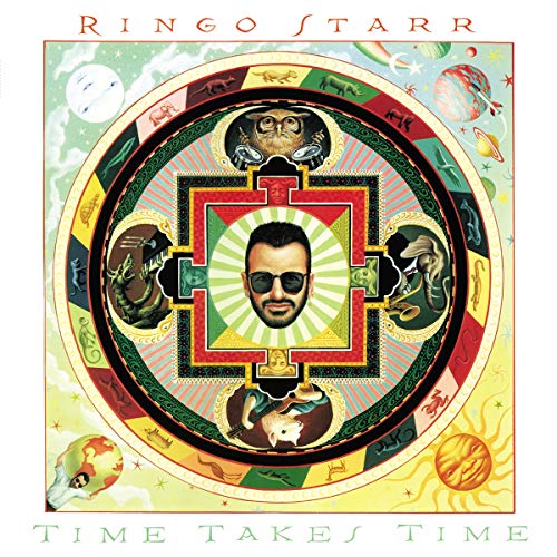 Time Takes Time Yellow & Green Marbled - Les Beatles, Paul McCartney, John Lennon, RIngo Starr, George Harrison Time Takes Time Yellow & Green Marbled