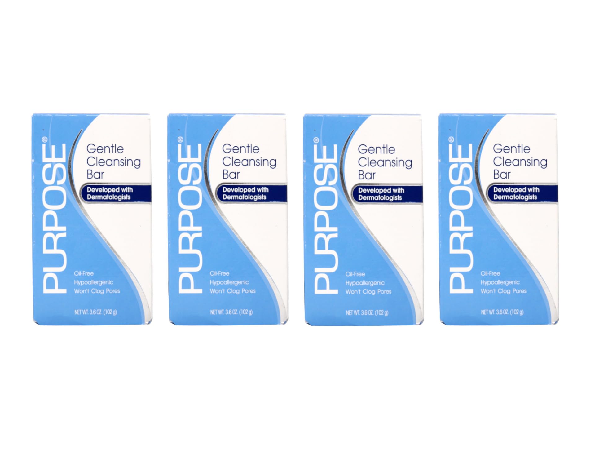 Purpose Gentle Cleansing Bar - 3.6 Oz/Pack, 4 Pack