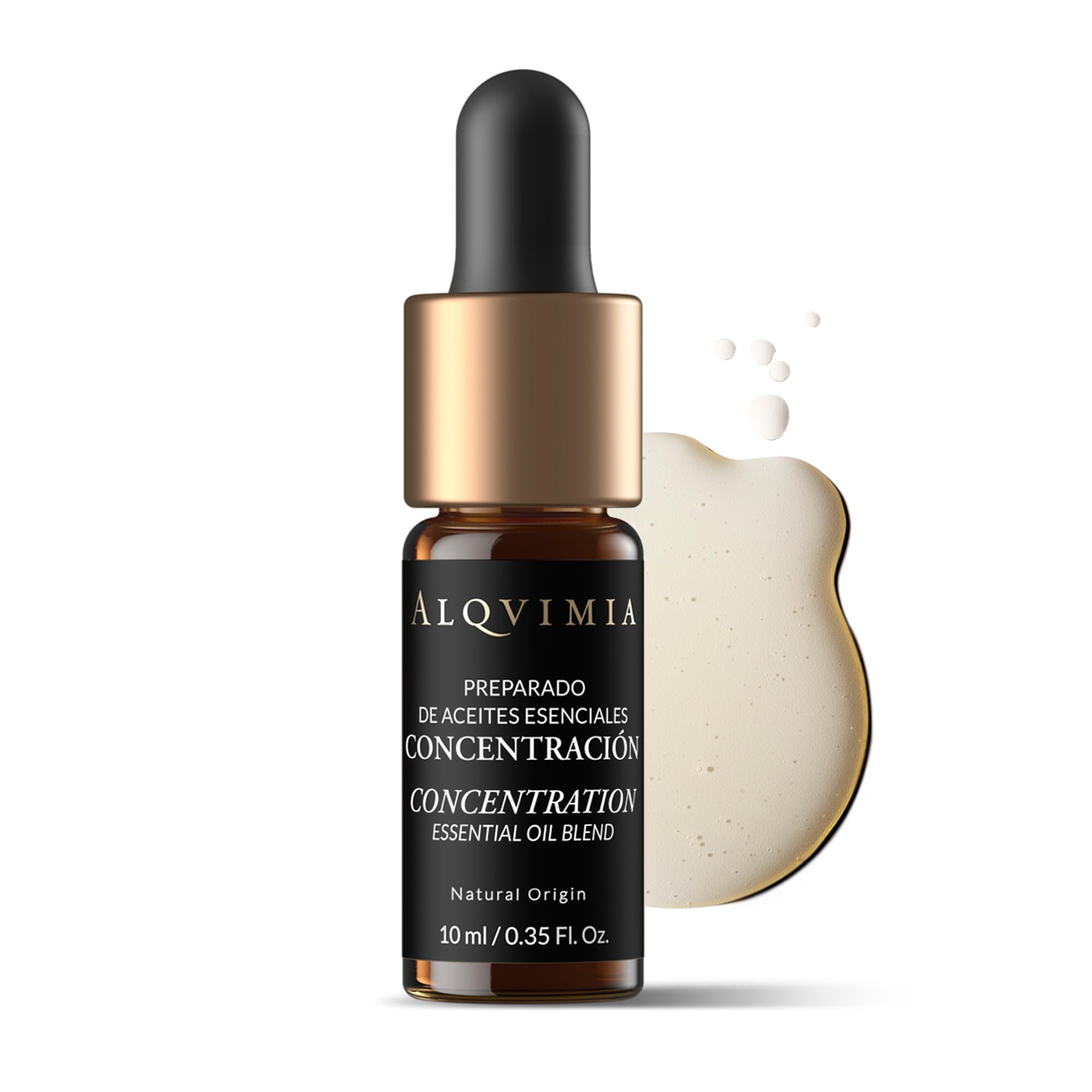 ALQVIMIA Preparado de Aceites Esenciales Concentración 10ml - Aceites Esenciales para Humidificador - Esencias para Humidificador - Aceites Naturales para la Concentración - Estimula tu Mente