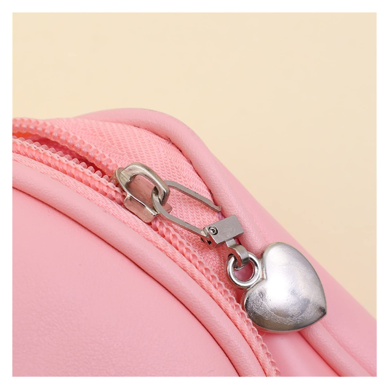Pulls for Nylon Cewki zamki błyskawiczne metalowe 5 szt. Odpinane metalowe zamki błyskawiczne ściągacz DIY szycie w kształcie serca zamek błyskawiczny suwak nakrycie głowy zamek błyskawiczny Pull(Noir