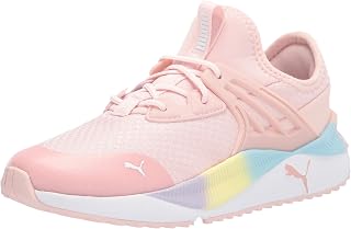 Kids Pacer Future Slip On Sneaker, Lotus White-Yellow Pear, 5 US Unisex Toddler