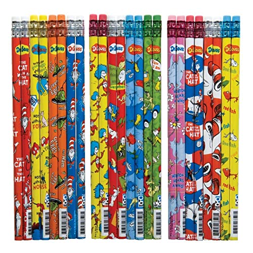 Raymond Geddes Dr Seuss Number 2 Pencils For Kids 72 Count (Pack Of 1) #TOP1