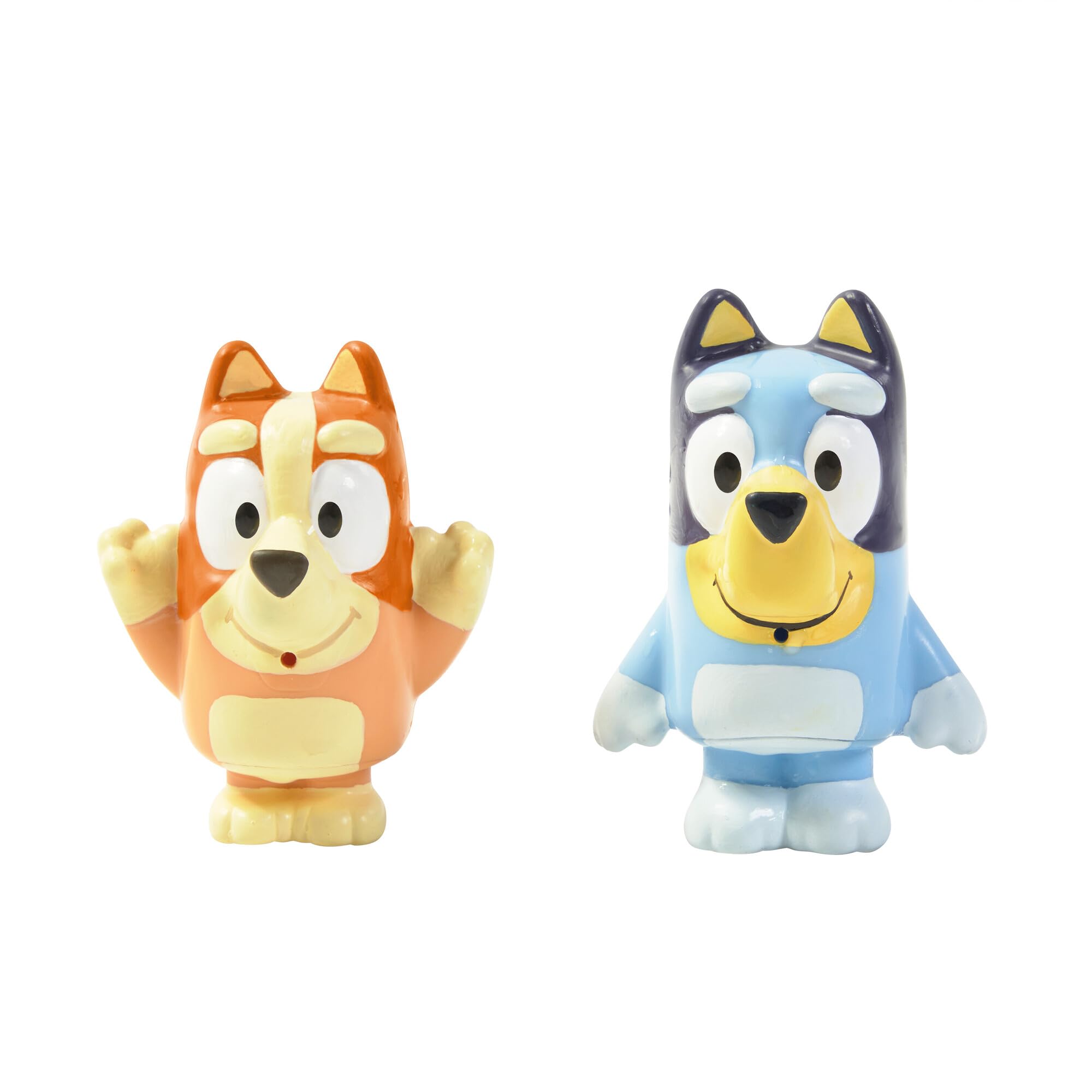 Toomies Bluey Bath Squirters, Bluey & Bingo Water Squirter Set, Soft Squeeze Bath Toys for Toddlers, Easy-Grip Water Play for Little Hands, Developmental Bath Time Toys for Imaginative Play