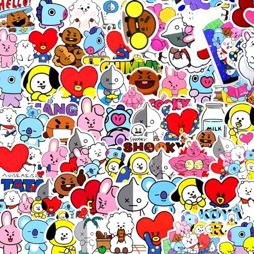 Pegatinas BTS, 164 Piezas Pegatinas de Kpop BTS, BTS Stickers, Pegatinas de Vinilo de...