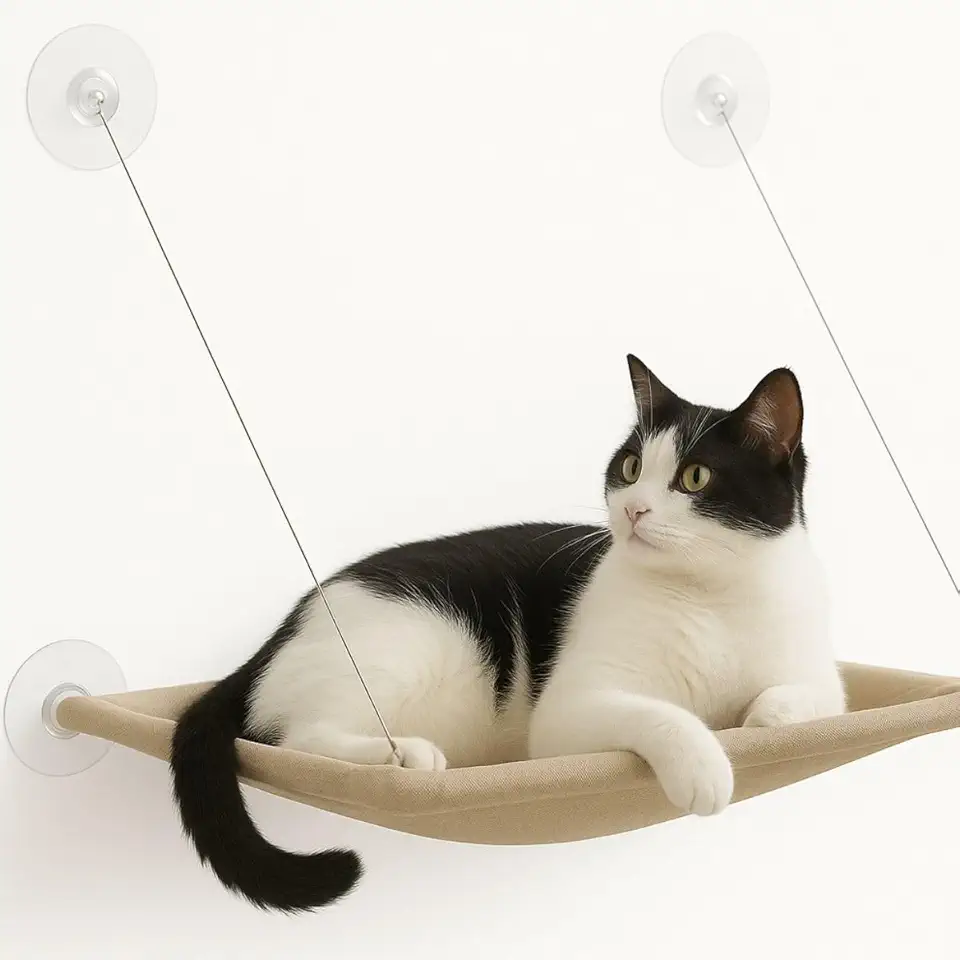 Cama de Janela Suspensa para Gatos
