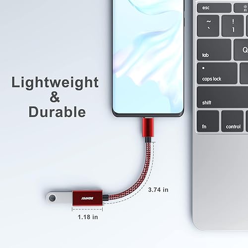 Miniatura 5 de BENFEI Adaptador USB C a USB 3.0, paquete de 2 adaptadores USB C a A macho a hembra compatibles con MacBook 2022 2021 2020, Samsung Galaxy Note 20,