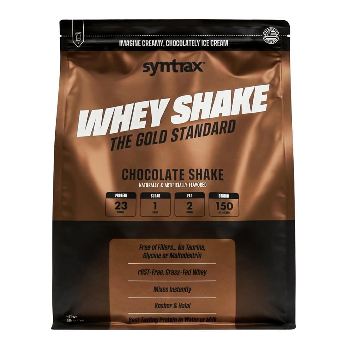 Syntrax Whey Shake, Chocolate Shake 5 lbs. Perfect Whey Protein Blend