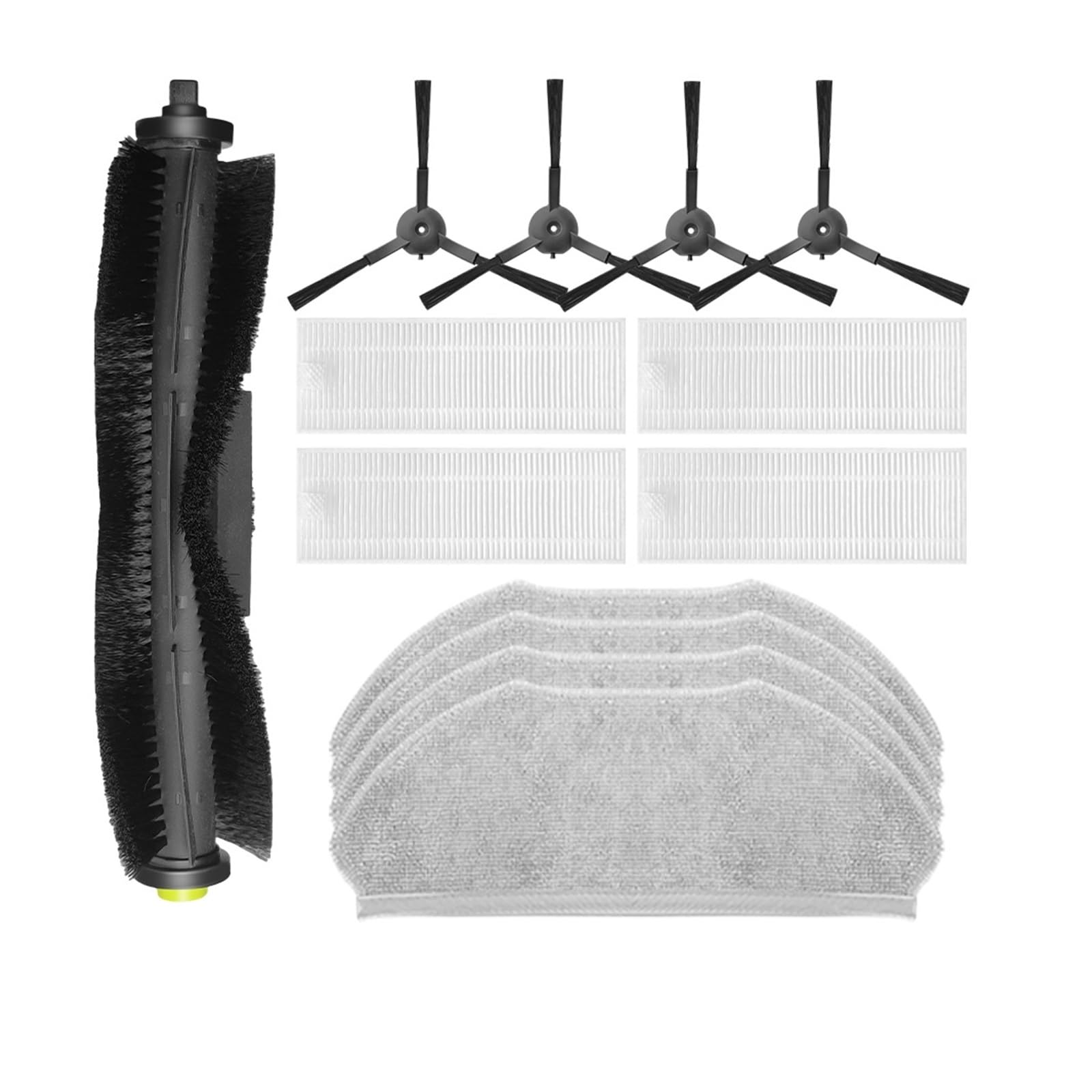 Kompatybilny Kompatybilny z 360 S10, X100 Max Roller Szczotka boczna Filtr HEPA Mop Ściereczka Szmatka Robot Odkurzacz Część akcesoryjna(2 Main Brush)