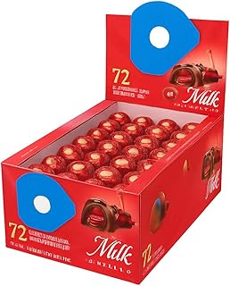 Milk Chocolate Covered Cherries – Premium Cherry Cordial Candies – Individually Wrapped with Display Box - Peanut Free, Gluten Free – 72 Count, 2.25 Pounds (Pack of 1) 7213
