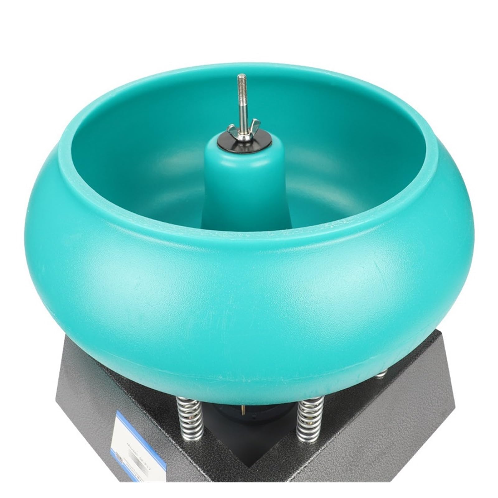 Machine De Polissage Vibrante Grande Taille 17 Pouces, Tonneau Vibrant, Finition , , Diamètre Du Tonneau: 42cm Conception Anti-Bruit
