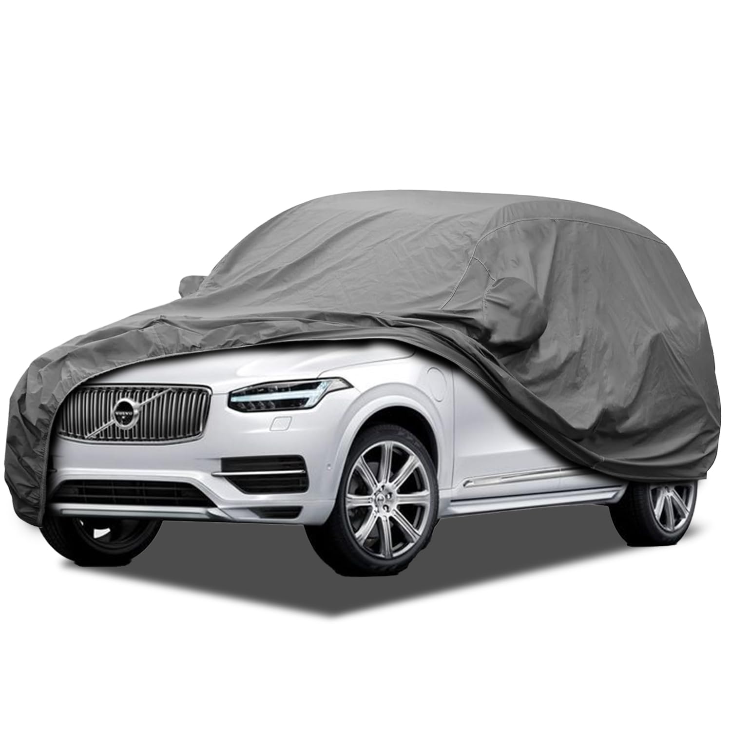 Car Body Cover Special Design for Volvo XC90 (Gray with Mirror Pocket)