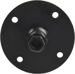 Yhenlovtt Eje de rueda central para bicicleta de ejercicio, repuesto de eje de metal para bicicletas Tianxin Spinning, eje negro con tuercas para reparación cardiovascular en casa (17 mm x 165 mm)