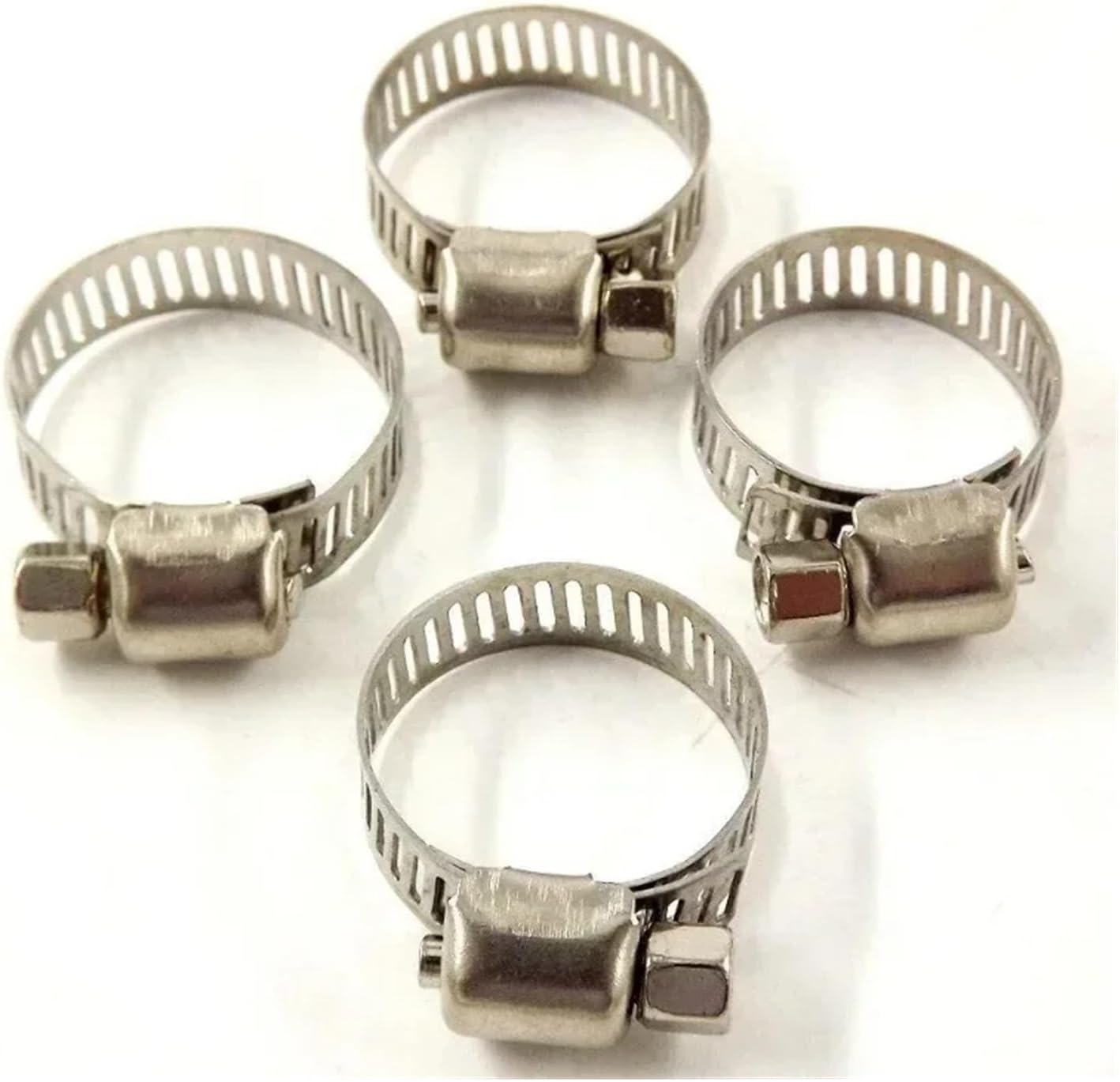 50PCS Hose Clamp Set - Stainless Steel Worm Gear Clamps For Pipes, Intercoolers, Plumbing, Tubes & Fuel Lines 8-44mm Pipe Clamps(50pcs 18-32mm)