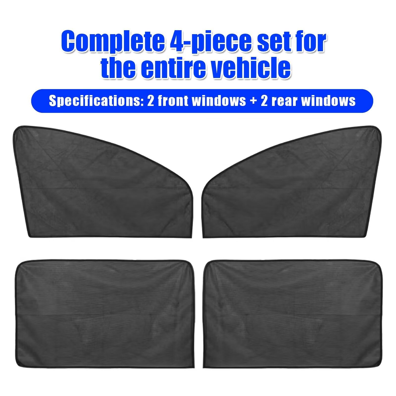Tendine per Finestrini Auto Magnetico 4 Pezzi Compatibile con Ford Tourneo Courier 2024 Tenda Sole Parasole