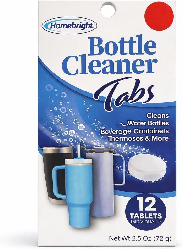 homebright bottle cleaner tabs