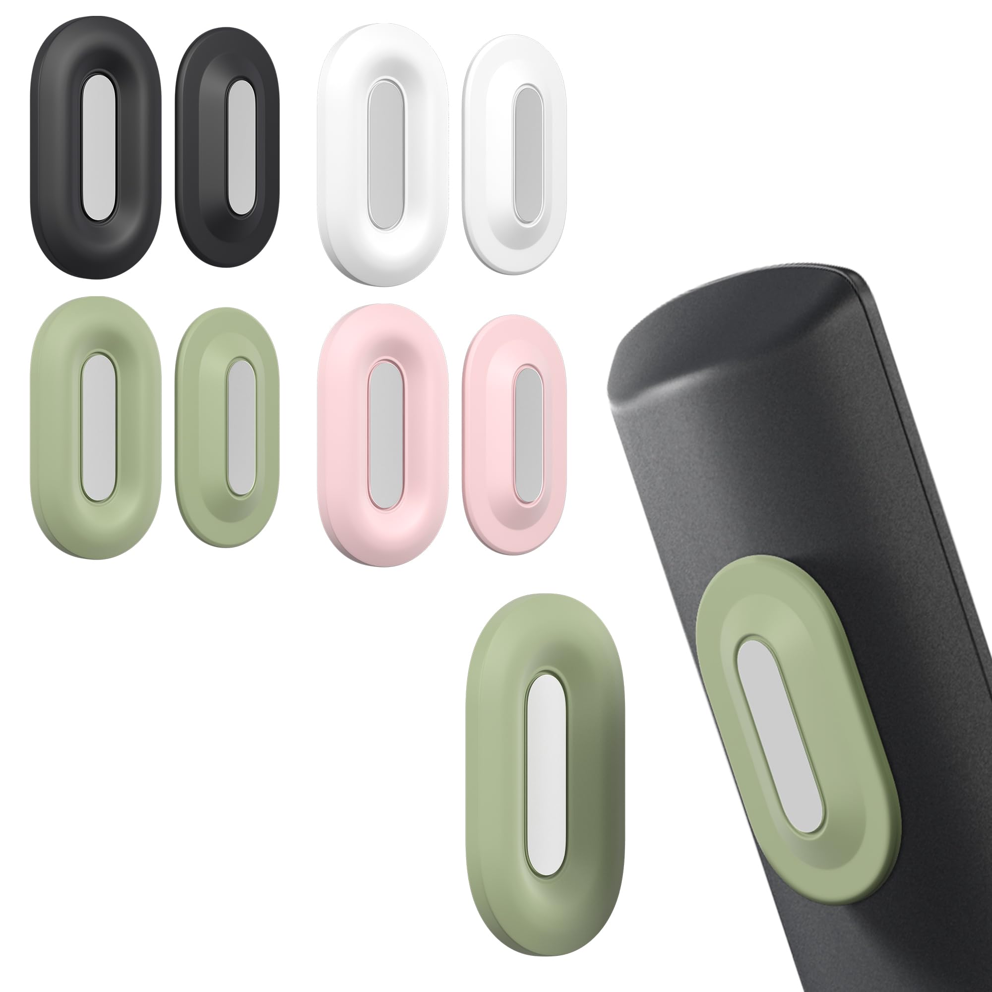 6Pack Magnetic Remote Control Holder Wall Mount, No Drill-White — Amazon image 9